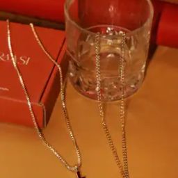 Men Set of 2 Silver-Plated Chains-11