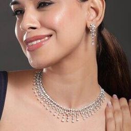 Women Necklace and Earings Set-image-82