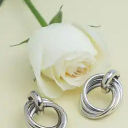 Women Silver Plated Clip-On Earrings-picture-32