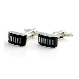 peluche Rhodium-Plated Pearl-Studded Cufflinks-picture-14