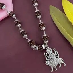 Men Rudraksh-Beaded Chain with Pendant-image-38