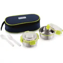 Magnus Mate 2 Large Klip Lock Lunch Box 2 Containers Lunch Box  (300 ml)-picture-14