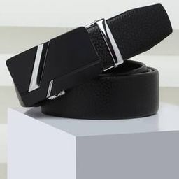 Men Wide Belt With Adjustable Buckle-image-20