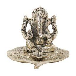 Silver-Plated Patta Ganesh God Idol-image-51