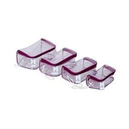 Set of 4 Transparent Make-Up Organisers-image-28