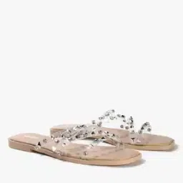Women Square-Toe Slip-On Sandals-image-66