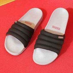 Quilted-Pattern Slides Flip Flops-44