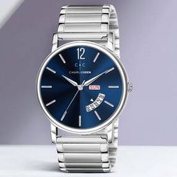 charliekeen CC-GR003-BLU-CH Analogue Watch with Stainless Steel Strap-picture-7