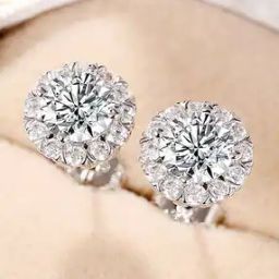 Women Stone-Studded Stud Earrings-image-43