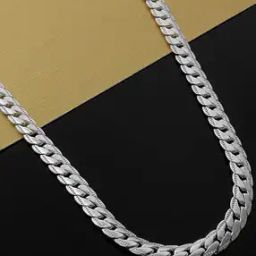 Silver-Plated Chain with Lobster Claw Closure-image-29