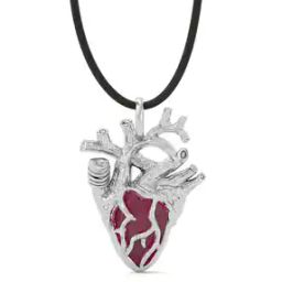 Human Heart Pendant-34