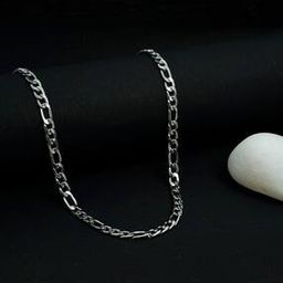 Men Silver-Plated Chain with Lobster Claw Closure-18
