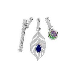 Men Silver-Plated Chain with Krishna Pendant-9