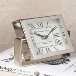 Time's Canvas Table Clock-12