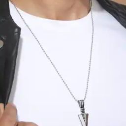Silver Plated Chain with Pendant-20