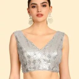 Women Embellished Back-Open Blouse-picture-14