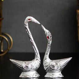 Swan Metal Handcrafted Decorative Figurine-image-2