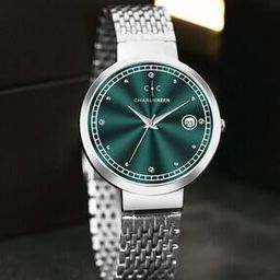 CC-LR008-GRN-CH Analogue Watch with Stainless Steel Strap-image-97