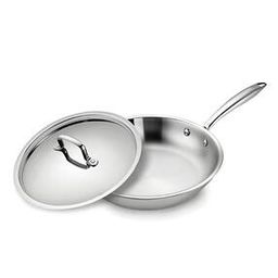 Triply Stainless Steel Frying Pan with Lid-9