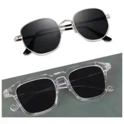 Unisex Rectangular Sunglasses-25
