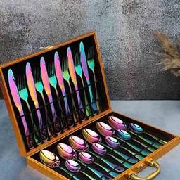 Holographic Solid Metal Cutlery Set-23