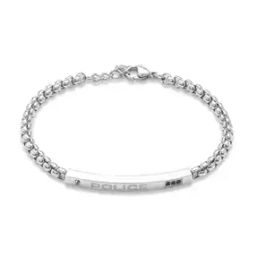 Men Silver-Plated Bracelet with Lobster Closure-image-33