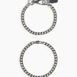 Men Silver Bracelet-image-3