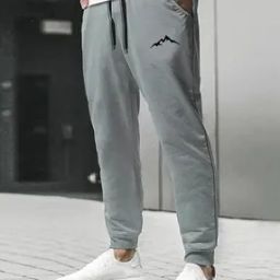 Men Heathered Joggers with Insert Pockets-image-7