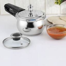 Stainless Steel Splendid Plus Handi Shape Outer Lid Pressure Cooker-image-17