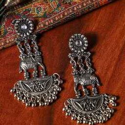 Contemporary Drop Earrings-image-16