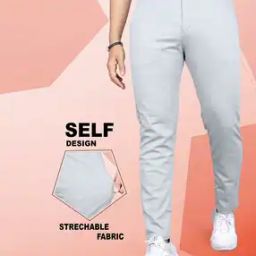 Men Relaxed Fit Flat-Front Trousers-image-29