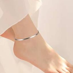 Women Silver-Plated Snake Anklet-image-40