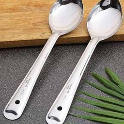 Set of 2 Stainless Steel Spoons-17