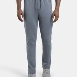 Men AM44 Super Combed Cotton Rich Pique Interlock Fabric Slim Fit Trackpants with Side and Back Pockets-image-73