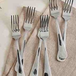 Set of 6 Silver-Plated Forks-image-43