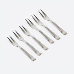Set of 6 Stainless Steel Fruit Forks-15