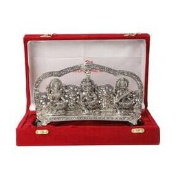 Laxmi Ganesh Saraswati God Idol Showpiece with Velvet Box-image-41