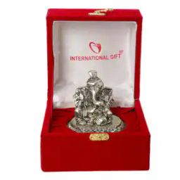 Pagdi Ganesh God Idol Showpiece with Velvet Box-17