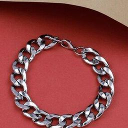 Link Bracelet with Lobster Closure-43