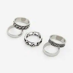 Pack of 5 Metal Rings-image-88