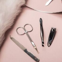 Set of 4 Manicure & Pedicure Kit with Nail Clippers-0