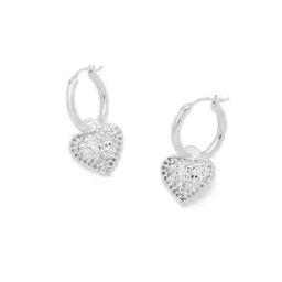 Silver-Plated Sylvie Hoop Earrings-image-4