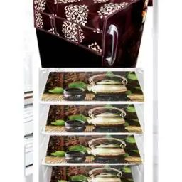 Refrigerator Cover with Fridge Mat  -image-51