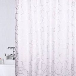 Graphic Print Water-Repellent Shower Curtain-image-2