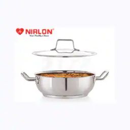 Stainless Steel Kadai with Steel Lid-51