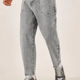  Mid Rise Wash Balloon Fit Jeans-image-30