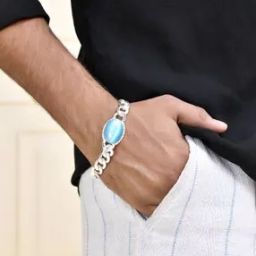 Men Anti Tarnish Link Chain Bracelet-20