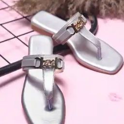 Women Square-Toe Slip-On Flat Sandals-image-28