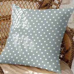 Set of 2 Micro Print Square Cushion Covers 18" x 18"-18