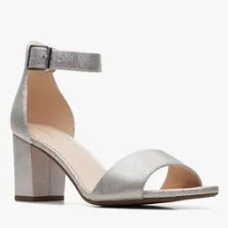 Women Crepe Slide Sand Chunky Heeled Sandals-image-72